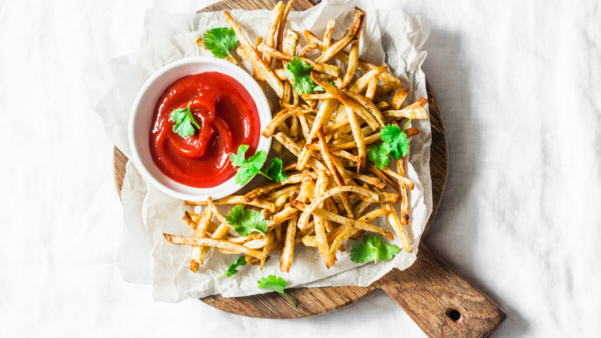 Pommes frittes af knoldselleri