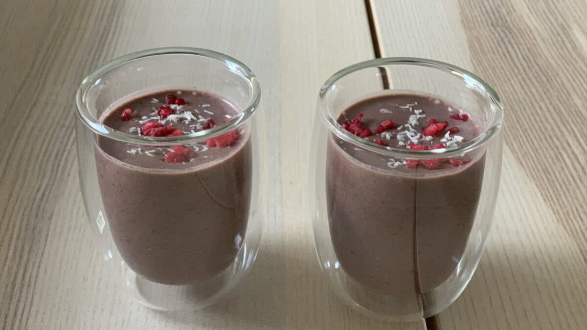 Keto smoothie med bær