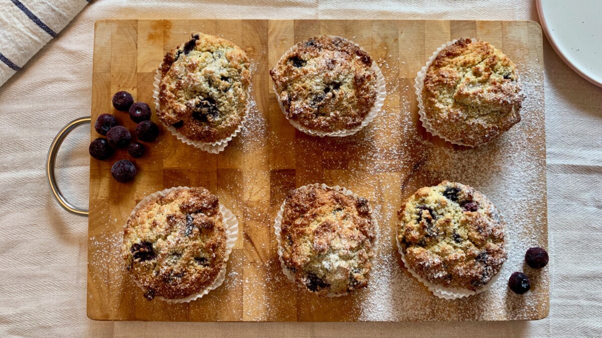 Utrolig lækre keto blåbær muffins