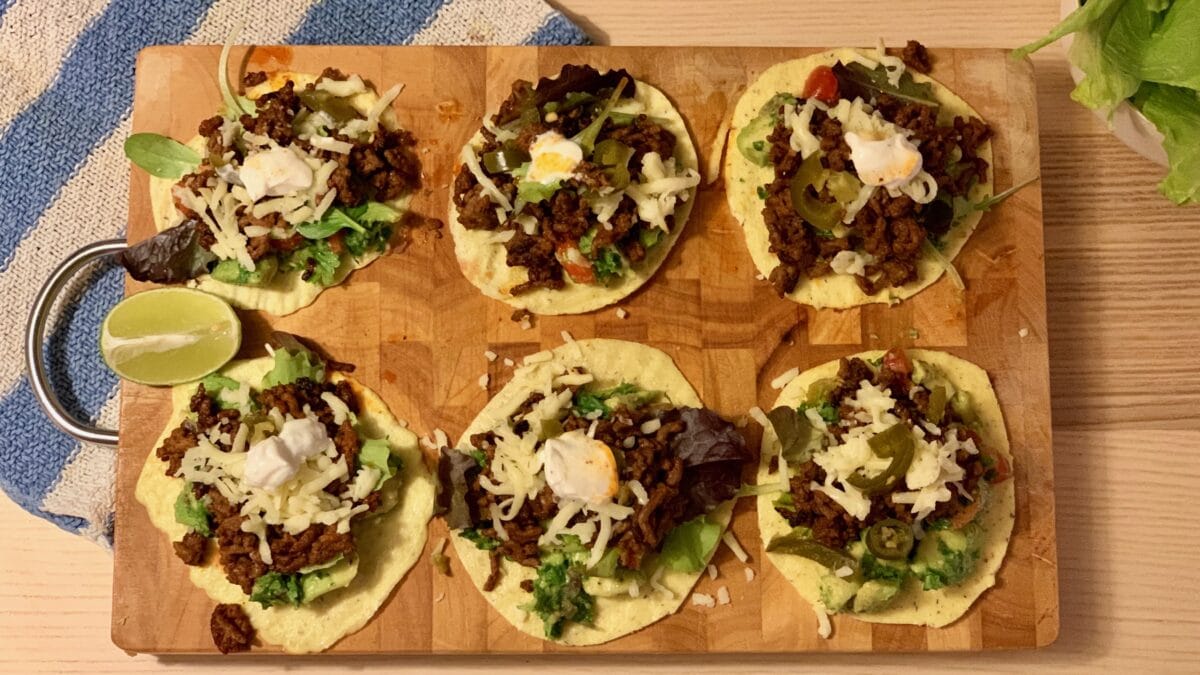 Mini tortillas med hele pakken