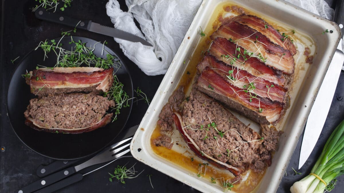 KETO farsbrød med falsk kartoffelsalat