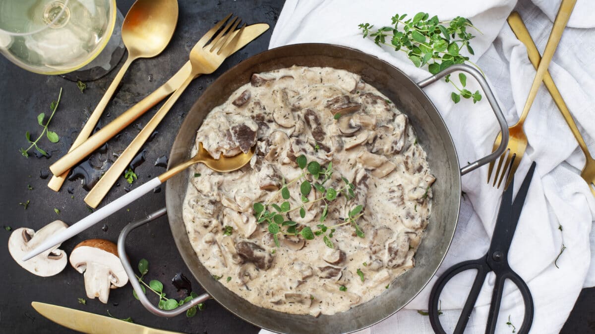 Bøf stroganof KETO