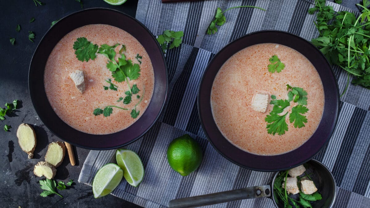 Tom Kha Gai, en lækker thailandsk suppe