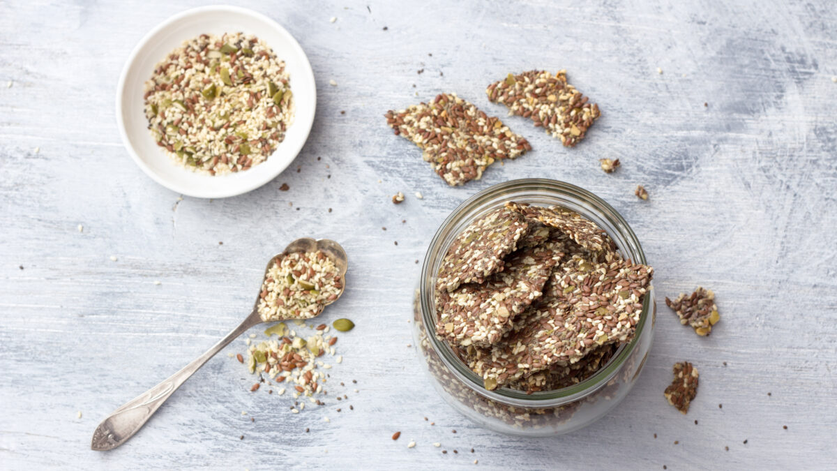 Chiaknækbrød, egnet til Keto